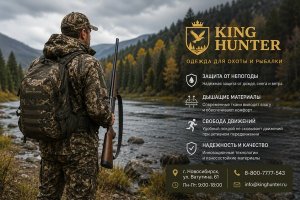 Одежда для охоты и рыбалки King Hunter: защита, комфорт и свобода движения в условиях природы