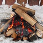 Какие дрова для костра подходят лучше всего, температура горения пламени