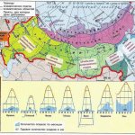 Карта климатических поясов России